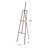 Black Metal Painter's Inspired 4 Tier Display Easel with Gold Accents