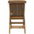 Teak Wood Outdoor Dining Chair with Cushions