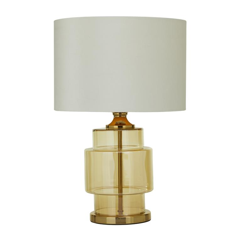 Gold Glass Table Lamp