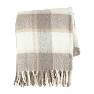 Gray & White Blanket