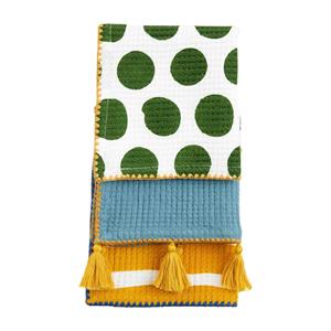 Indigo Dot Dish Cloth Set