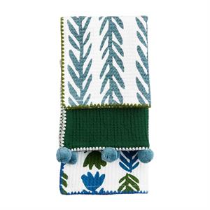 Indigo Floral Dish Cloth Set
