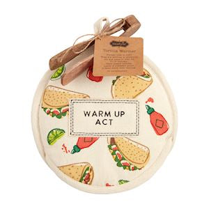 Warm Up Tortilla Warmer & Tong Set
