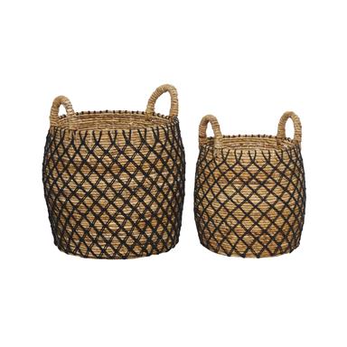 Banana Leaf Basket w/ Black