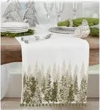 Christmas Tree Pom Pom Runner