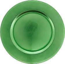 Classic Design Charger Plate - Green