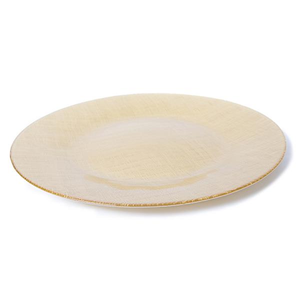Gold Glass Charger