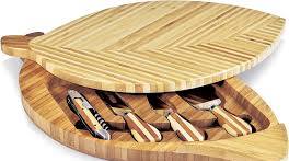 Leaf Cheese Board - Bamboo