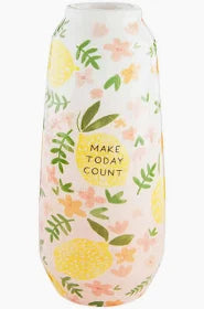 Lemons Ceramic Bud Vase