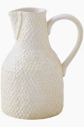 Md Stoneware Jug Bud Vase