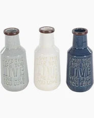 Porcelain Farmhouse Vases 5x11
