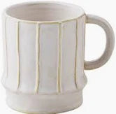 Stripes Stoneware Mug
