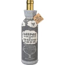 Wine bottle cover Good Idea