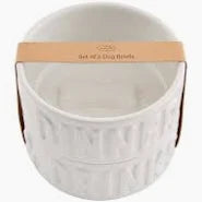 DOG BOWL SET
