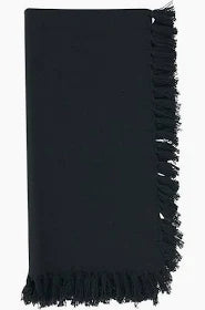 Fringed Design Stone Washed Napkin