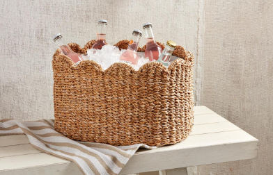 WOVEN SCALLOP PARTY TUB