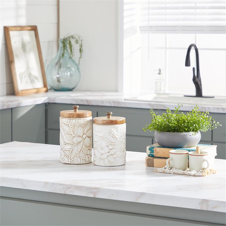 White Ceramic Handmade Jar