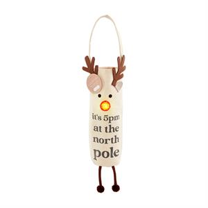 Light Up Christmas Wine Bag