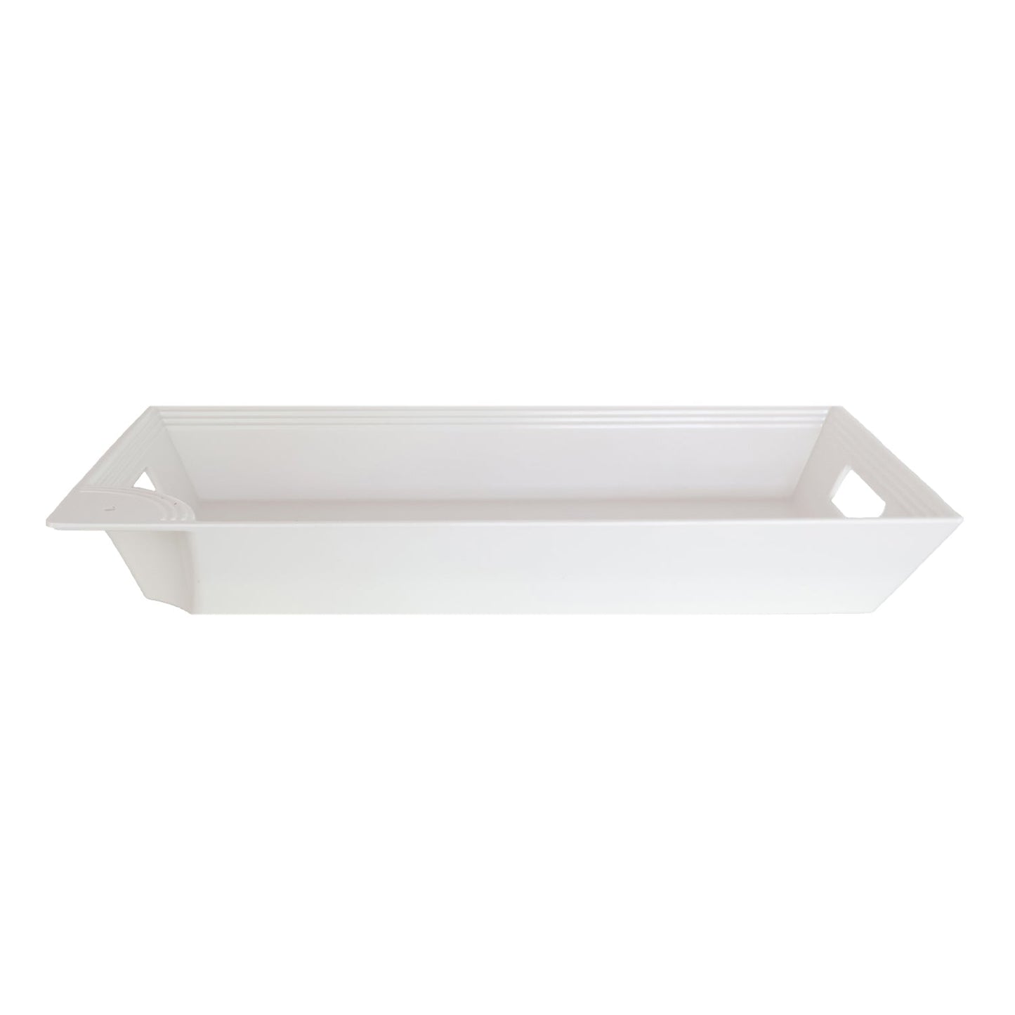 NF Rectangular Melamine Tray with Pinstripes