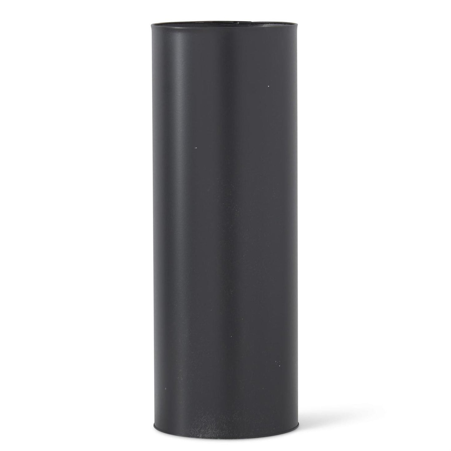 Black Tin Cylinder Vases