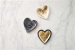 Gold Edge Heart Trinket Tray