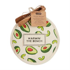 Bench Tortilla Warmer & Tong Set