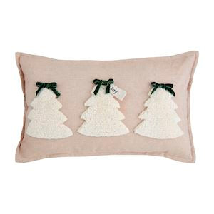 LUMBAR TUFTED XMAS PILLOW