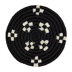 Black Dot Coiled Trivet