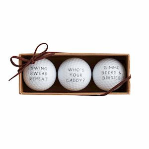 Who's Your Caddy Golf Ball Set