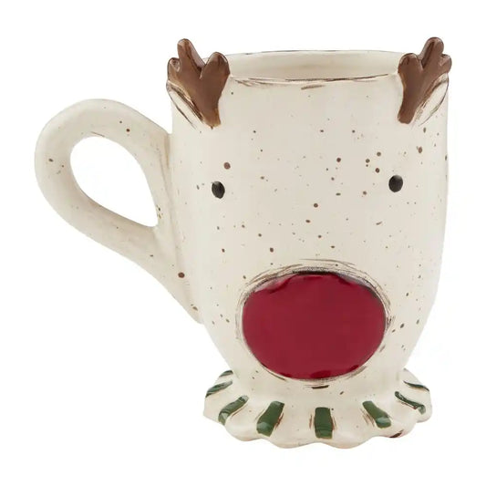 Farm Reindeer Christmas Mug