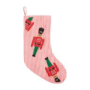 BEADED XMAS STOCKING