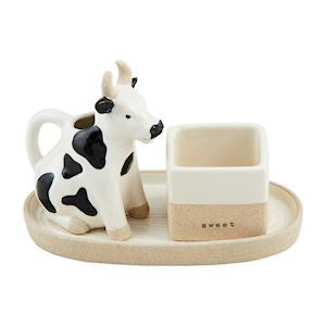 Cow Cream & Sugar Set