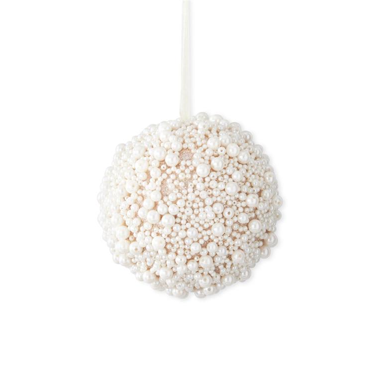 5 Inch Gold Glittered & Multi Size Pearl Beads