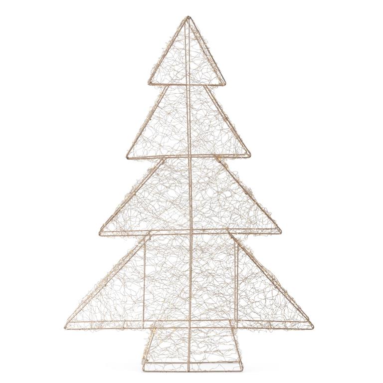 39 Inch Electric LED Silver Christmas Tree