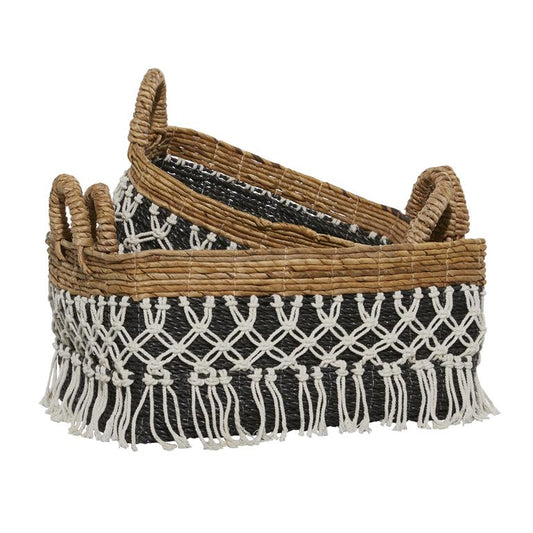 Set of 2 Banana Leaf Basket