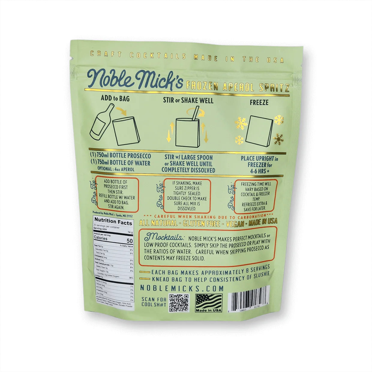 Noble Micks Frozen Cocktails