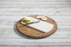 Bead + Marble Serving Board