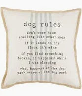 Dog Rule Pillow