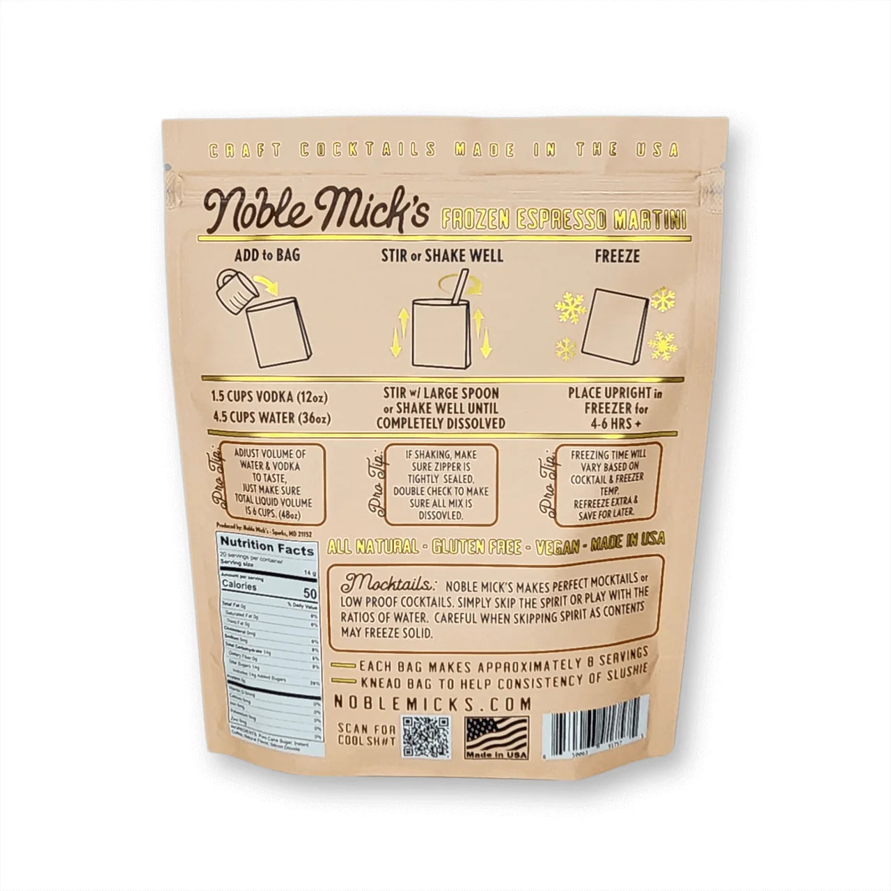 Noble Micks Frozen Cocktails