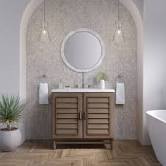 James Martin Vanity Portland - White with top 36"