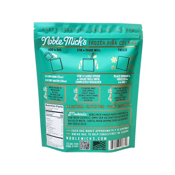 Noble Micks Frozen Cocktails