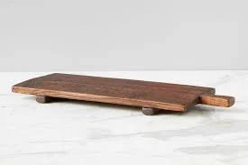 Rustic Serving Footed Tray