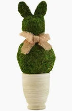 Small Moss Bunny Pot