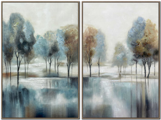 Set of 2 Misty Grove