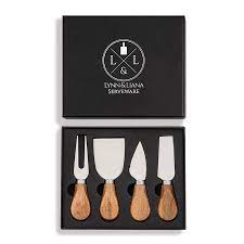 Acacia Cheese Knife Set 4