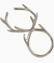 Antler Napkin Ring - Silver