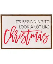 Christmas Box Sign