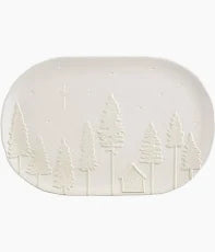 White Christmas Platter
