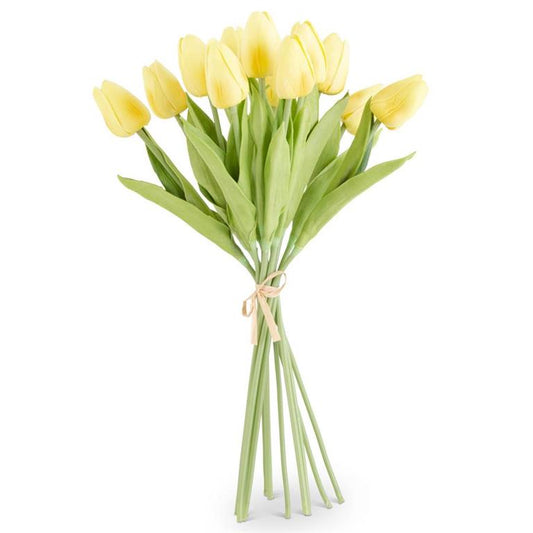 Light Yellow Real Touch Mini Tulip