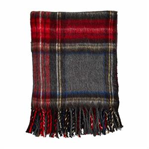 Tartan Fringe Throw Blanket